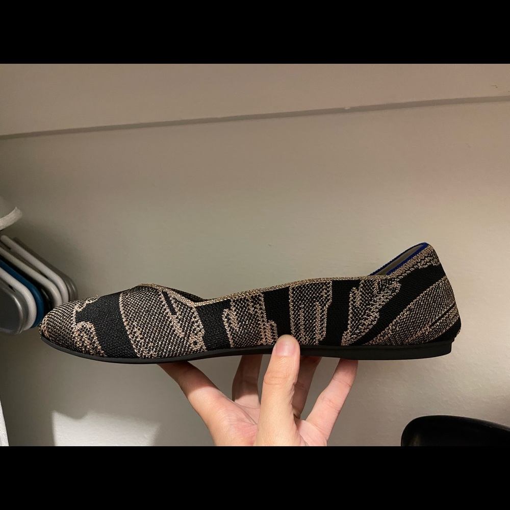 Rothy’s Golden Shimmer Flat size 11.5
